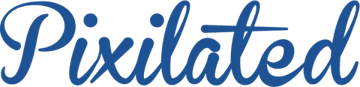 Pixilated logo