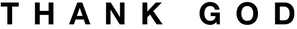 Thank God logo