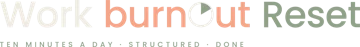 Work Burnout Reset logo